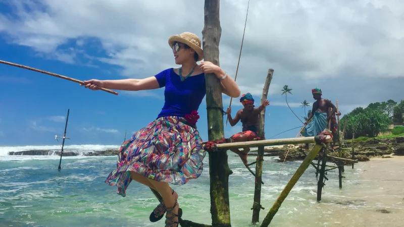 Stilt Fisherman, Koggala, Sri Lanka